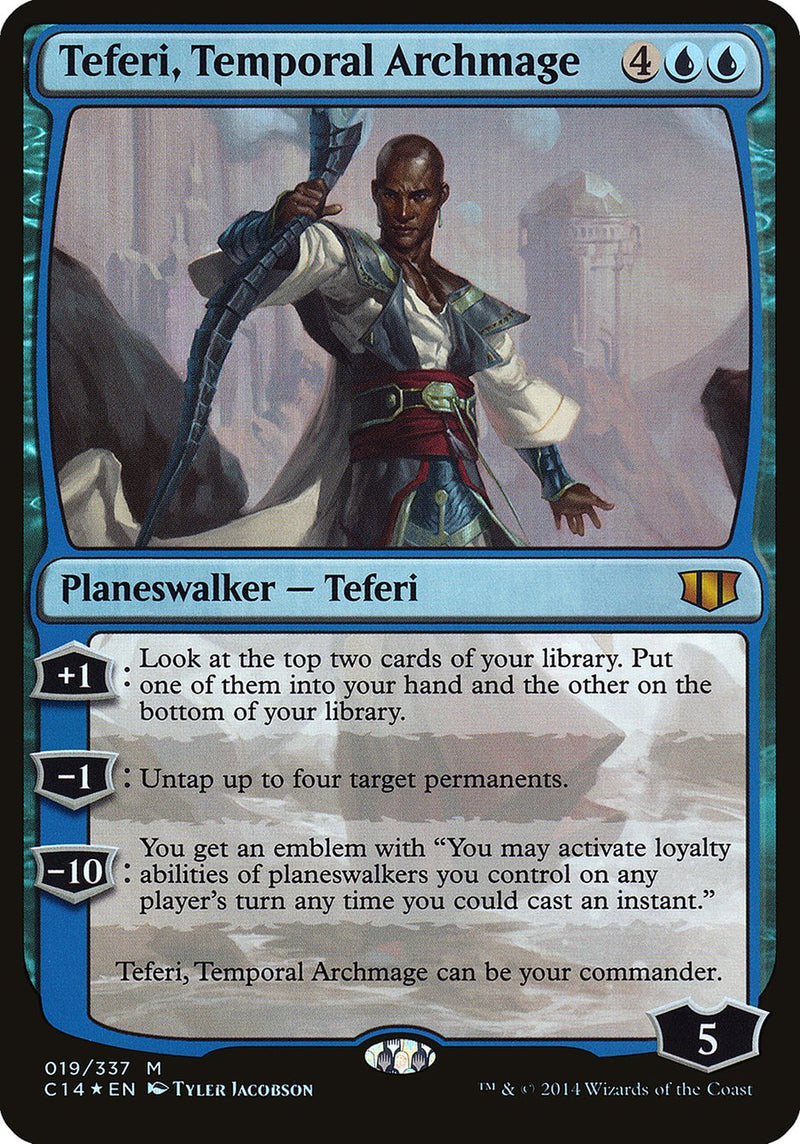 (Oversized) Teferi, Temporal Archmage [Commander 2014 Oversized]