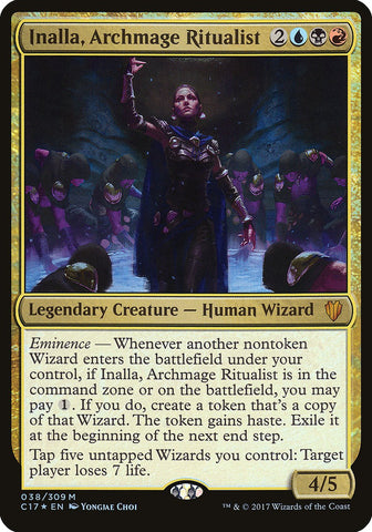 (Oversized) Inalla, Archmage Ritualist [Commander 2017 Oversized]
