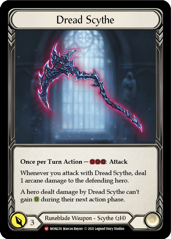Dread Scythe [MON229] (Monarch) 1st Edition Normal