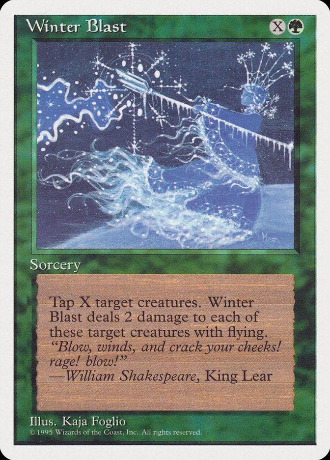 Winter Blast (1995 Reprint) [Rivals Quick Start Set]