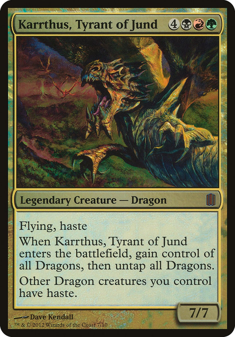 (Oversized) Karrthus, Tyrant of Jund [Commander's Arsenal Oversized]