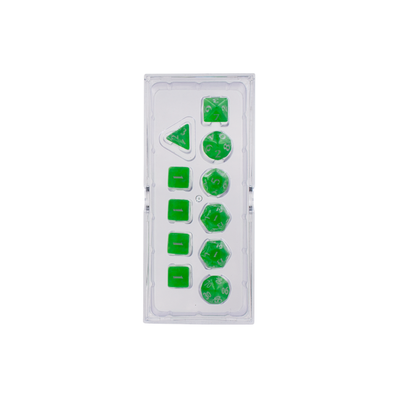 Ultra PRO: 11-Dice Set - Eclipse (Lime Green)