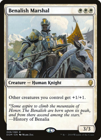 Benalish Marshal (Promo Pack) [Dominaria Promo Pack]
