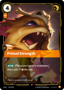 front of card Primal Strength [Origins]