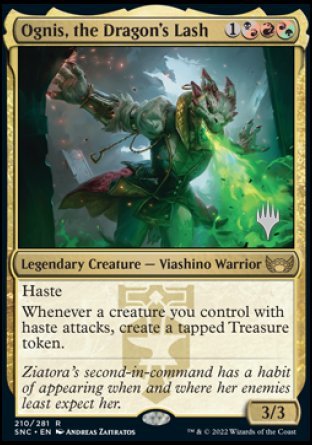 Ognis, the Dragon's Lash (Promo Pack) [Streets of New Capenna Promo Pack]