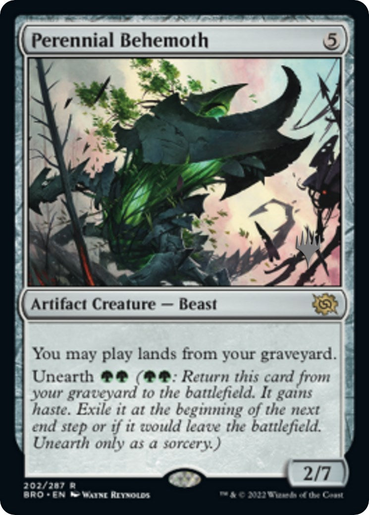 Perennial Behemoth (Promo Pack) [The Brothers' War Promo Pack]