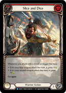 Slice and Dice (Red) [EVR057] (Everfest) 1st Edition Extended Art Rainbow Foil