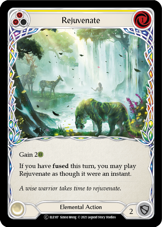 Rejuvenate (Yellow) [U-ELE107] (Tales of Aria Unlimited) Unlimited Normal