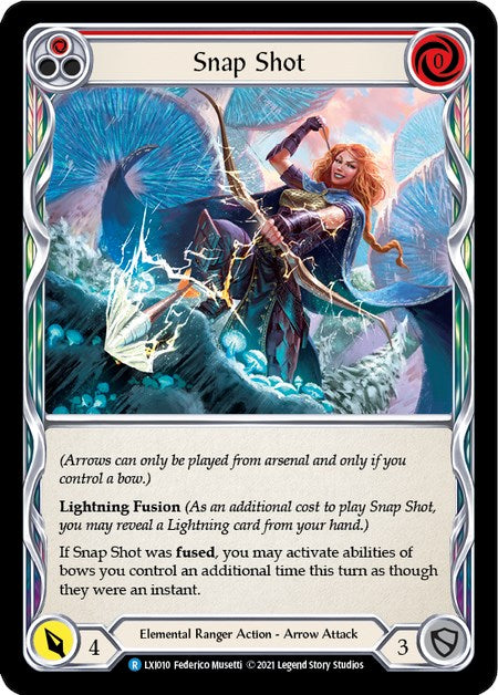 Snap Shot (Red) [LXI010] (Tales of Aria Lexi Blitz Deck) 1st Edition Normal