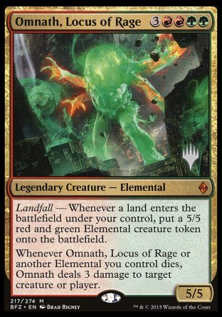 Omnath, Locus of Rage (Promo Pack) [Battle for Zendikar Promo Pack]