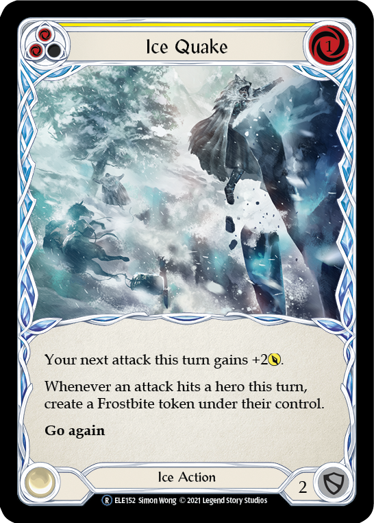 Ice Quake (Yellow) [U-ELE152] (Tales of Aria Unlimited) Unlimited Normal