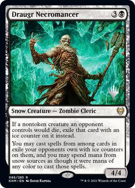 Draugr Necromancer (Promo Pack) [Kaldheim Promo Pack]