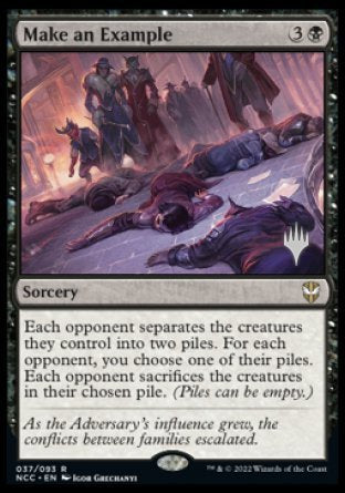 Make an Example (Promo Pack) [Streets of New Capenna Commander Promo Pack]