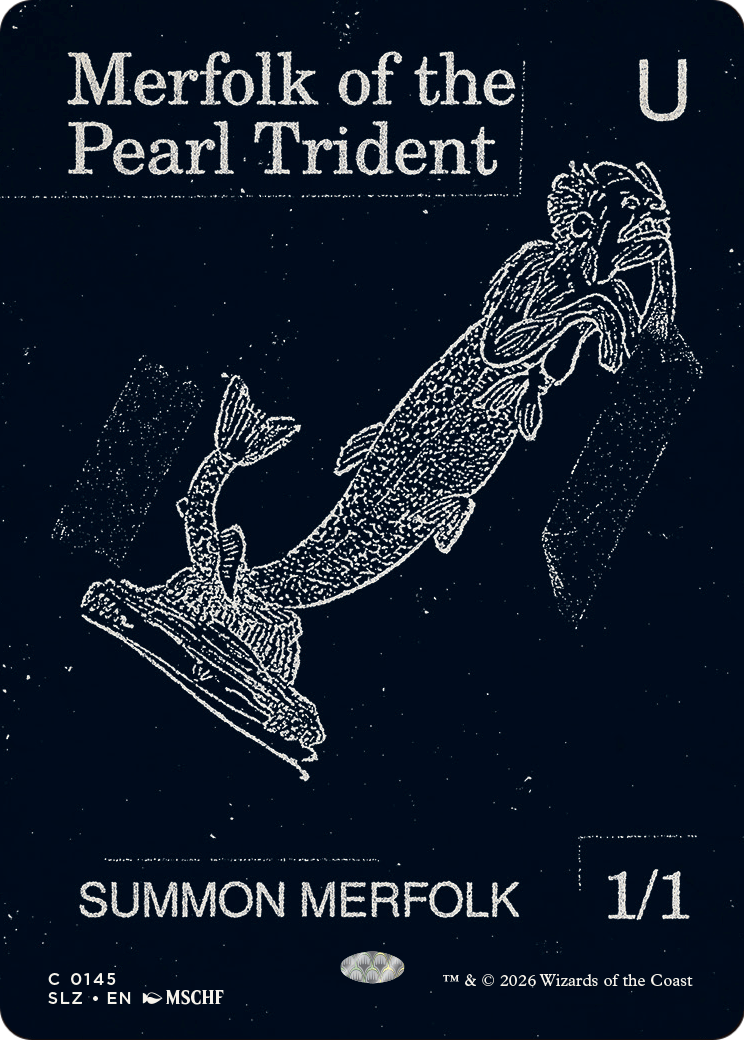 Merfolk of the Pearl Trident (0145) [Secret Lair x MSCHF: The Zeta Set]