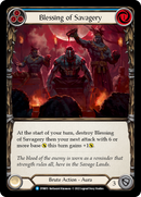Blessing of Savagery (Blue) [DYN015] (Dynasty) Rainbow Foil