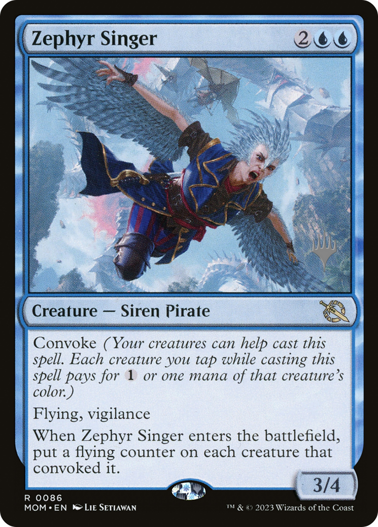 Zephyr Singer (Promo Pack) [March of the Machine Promo Pack]