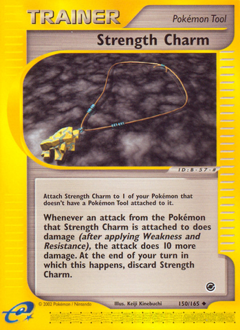Strength Charm (150/165) [Expedition: E-Card Base Set]