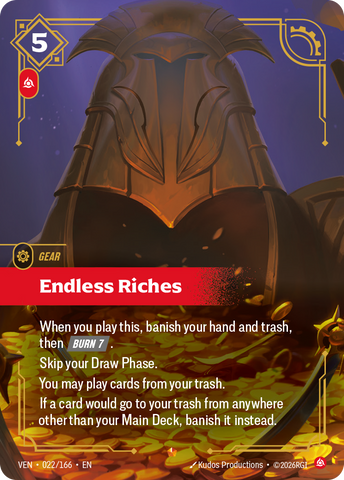 front of card Endless Riches [Vendetta] 022/166