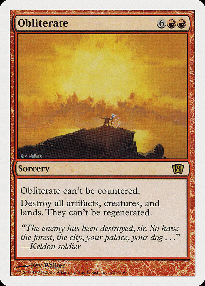 (Oversized) Obliterate [Eighth Edition]