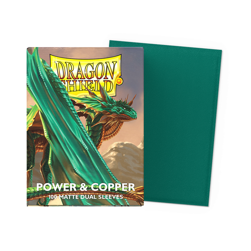 Dragon Shield: Standard 100ct Sleeves - Power and Copper