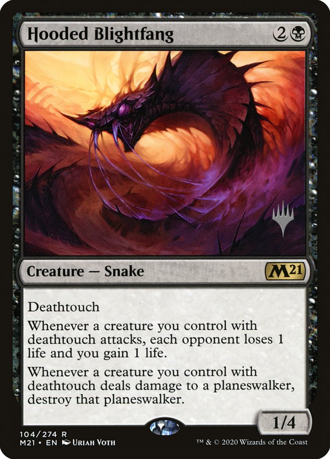 Hooded Blightfang (Promo Pack) [Core Set 2021 Promo Pack]