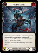 Nix the Nimble (Yellow) [DYN140] (Dynasty) Rainbow Foil