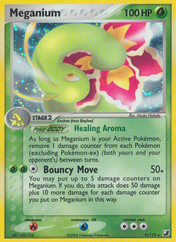 Meganium (9/115) (EX: Unseen Forces) [Theme Deck Exclusive]
