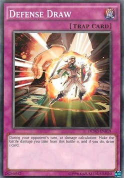 Defense Draw [DEM3-EN019] (Promo) Common