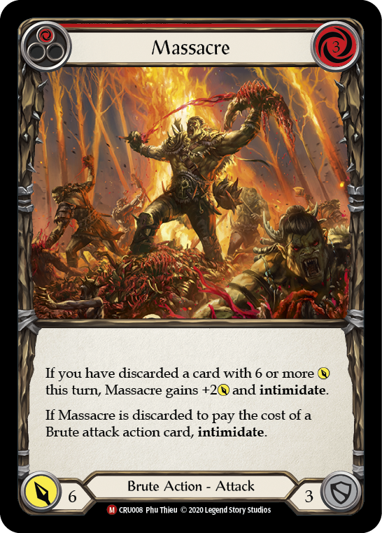 Massacre [CRU008] (Crucible of War) 1st Edition Normal