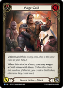Wage Gold (Red) [HVY216] (Heavy Hitters) Rainbow Foil