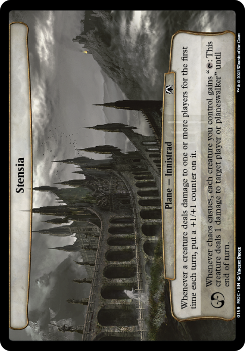 (Oversized Plane) Stensia [March of the Machine Commander Planes]