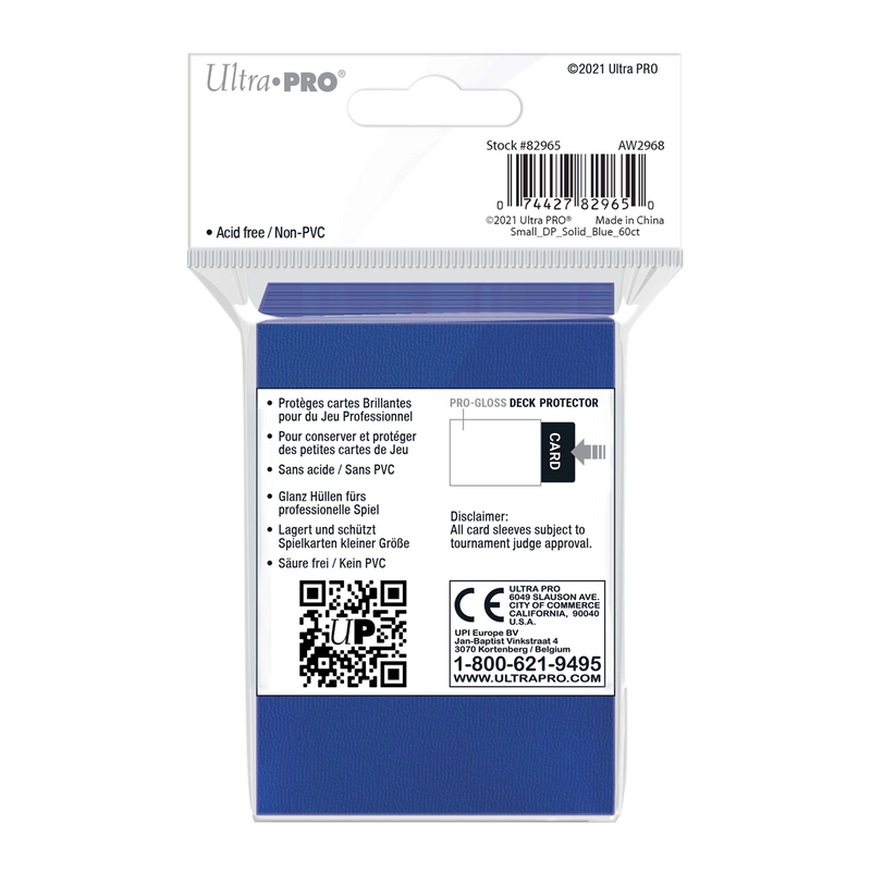 Ultra PRO: Small 60ct Sleeves - PRO-Gloss (Blue)