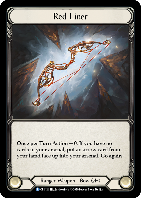 Red Liner [CRU121] (Crucible of War) 1st Edition Cold Foil