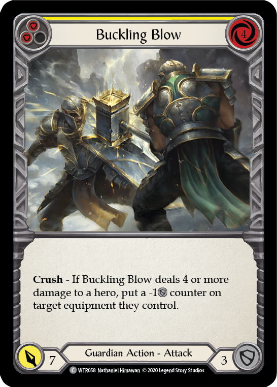 Buckling Blow (Yellow) [U-WTR058] (Welcome to Rathe Unlimited) Unlimited Normal