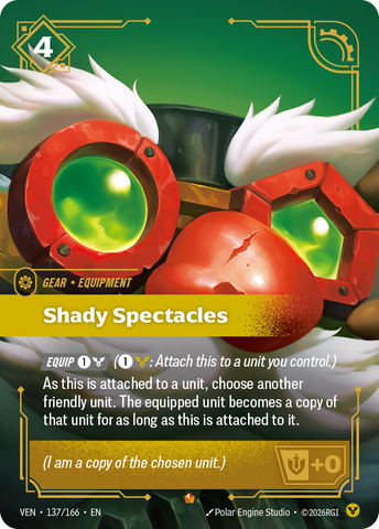 front of card Shady Spectacles [Vendetta] 137/166