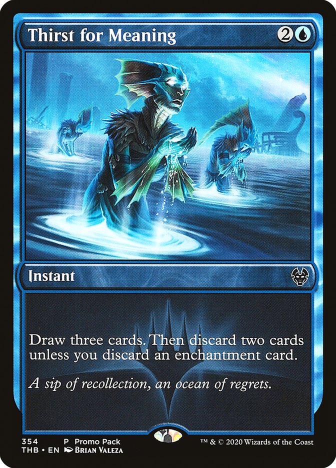 Thirst for Meaning (Promo Pack) [Theros Beyond Death Promo Pack]