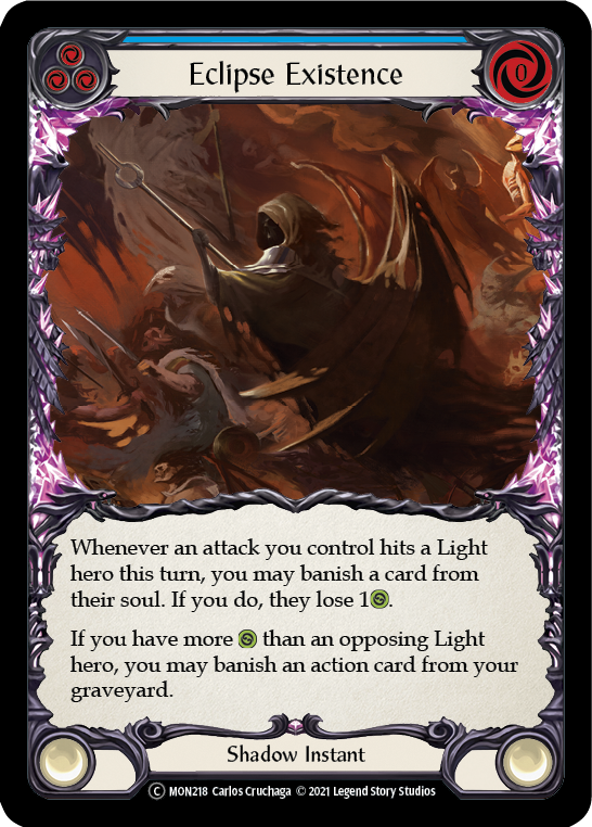 Eclipse Existence [U-MON218-RF] (Monarch Unlimited) Unlimited Rainbow Foil