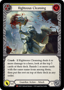 Righteous Cleansing [CRU027] (Crucible of War) 1st Edition Rainbow Foil