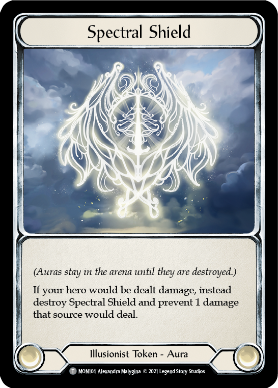 Spectral Shield // Hatchet of Body [MON104 // MON105] (Monarch) 1st Edition Normal