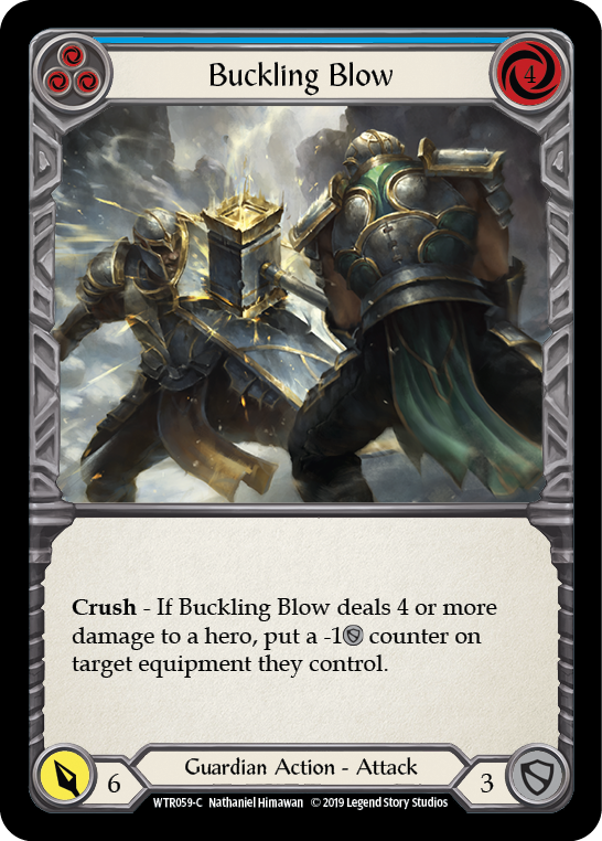 Buckling Blow (Blue) [WTR059-C] (Welcome to Rathe) Alpha Print Normal