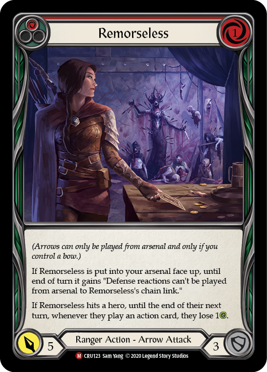 Remorseless [CRU123] (Crucible of War) 1st Edition Normal