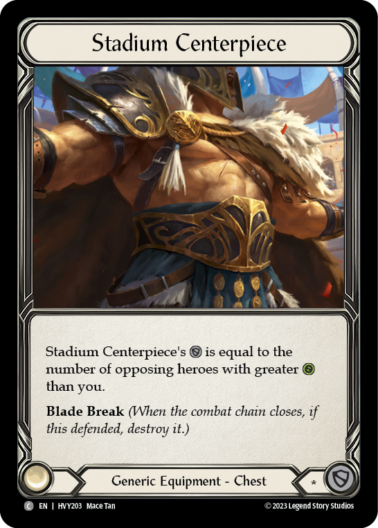 Stadium Centerpiece [HVY203] (Heavy Hitters) Cold Foil