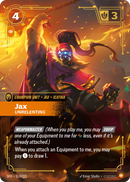 front of card Jax, Unrelenting [Spiritforged] 119/221
