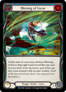 Blessing of Focus (Blue) [DYN161] (Dynasty) Rainbow Foil