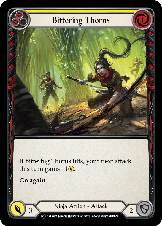 Bittering Thorns [U-CRU072] (Crucible of War Unlimited) Unlimited Rainbow Foil