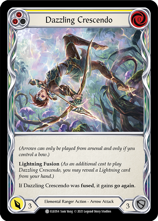 Dazzling Crescendo (Yellow) [ELE054] (Tales of Aria) 1st Edition Normal