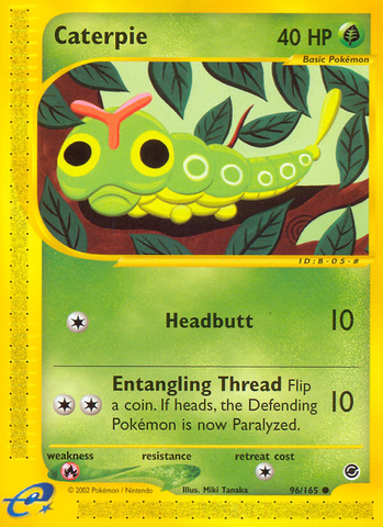 Caterpie (96/165) [Expedition: E-Card Base Set]