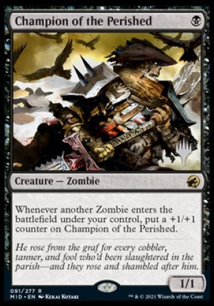 Champion of the Perished (Promo Pack) [Innistrad: Midnight Hunt Promo Pack]
