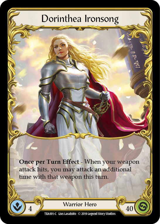 Dorinthea Ironsong [TEA001-C] (Dorinthea Hero Deck) 1st Edition Normal