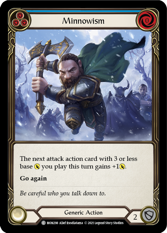 Minnowism (Blue) [MON298-RF] (Monarch) 1st Edition Rainbow Foil